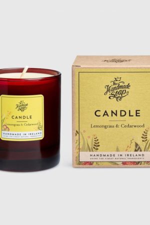 The Handmade Soap Company Soy Candle - Lemongrass & Cedarwood