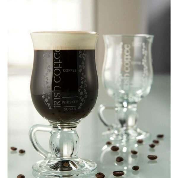Galway Crystal Irish Coffee Glasses Pair