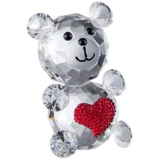 Galway Crystal Pink Love Bear Figurine
