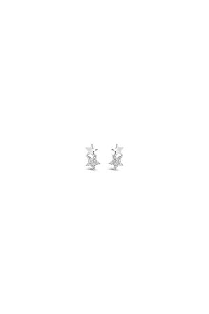 Absolute Sterling Silver Star Earrings
