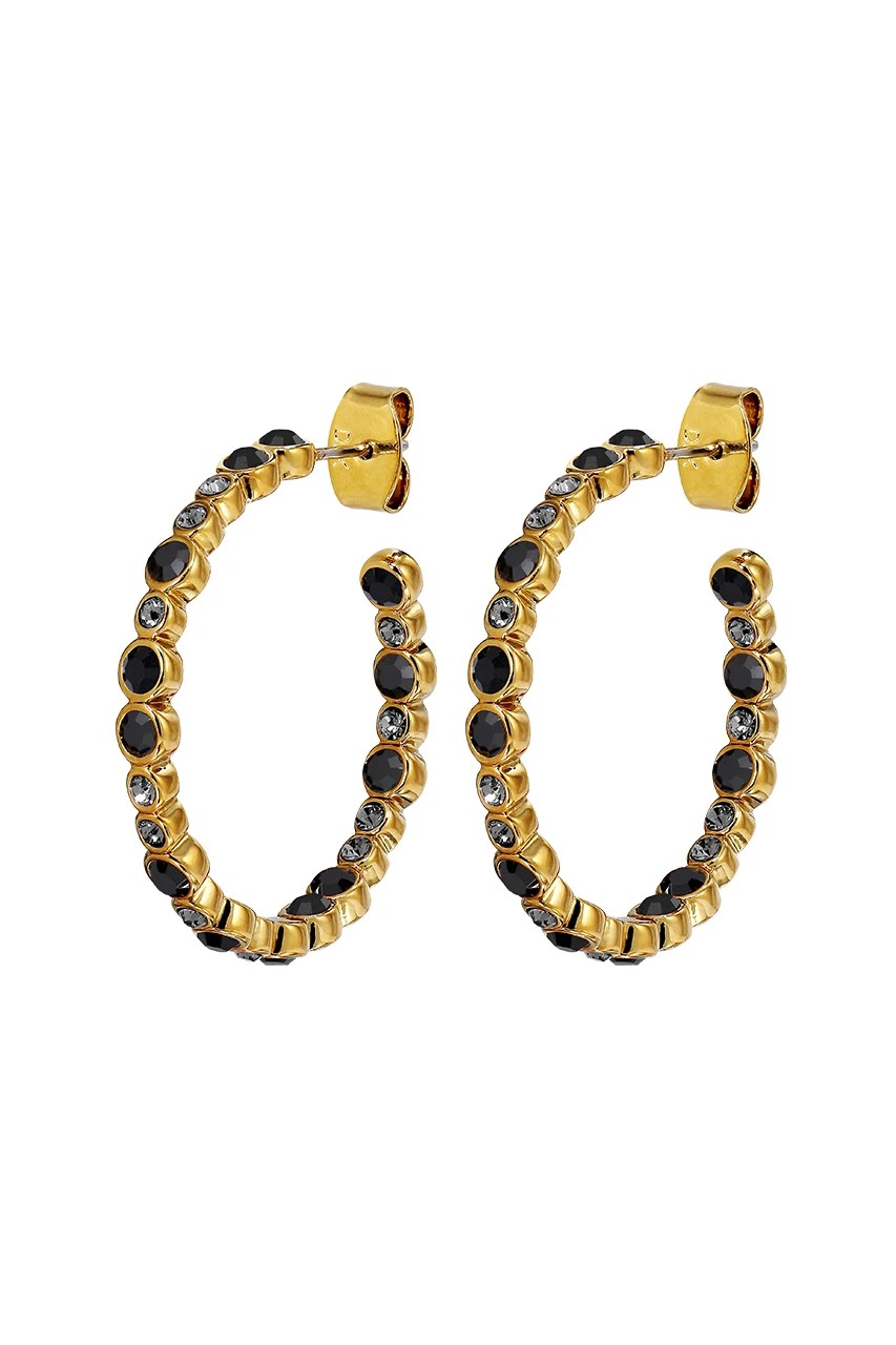 Dyrberg Kern Nandita Earring – Grey/Black