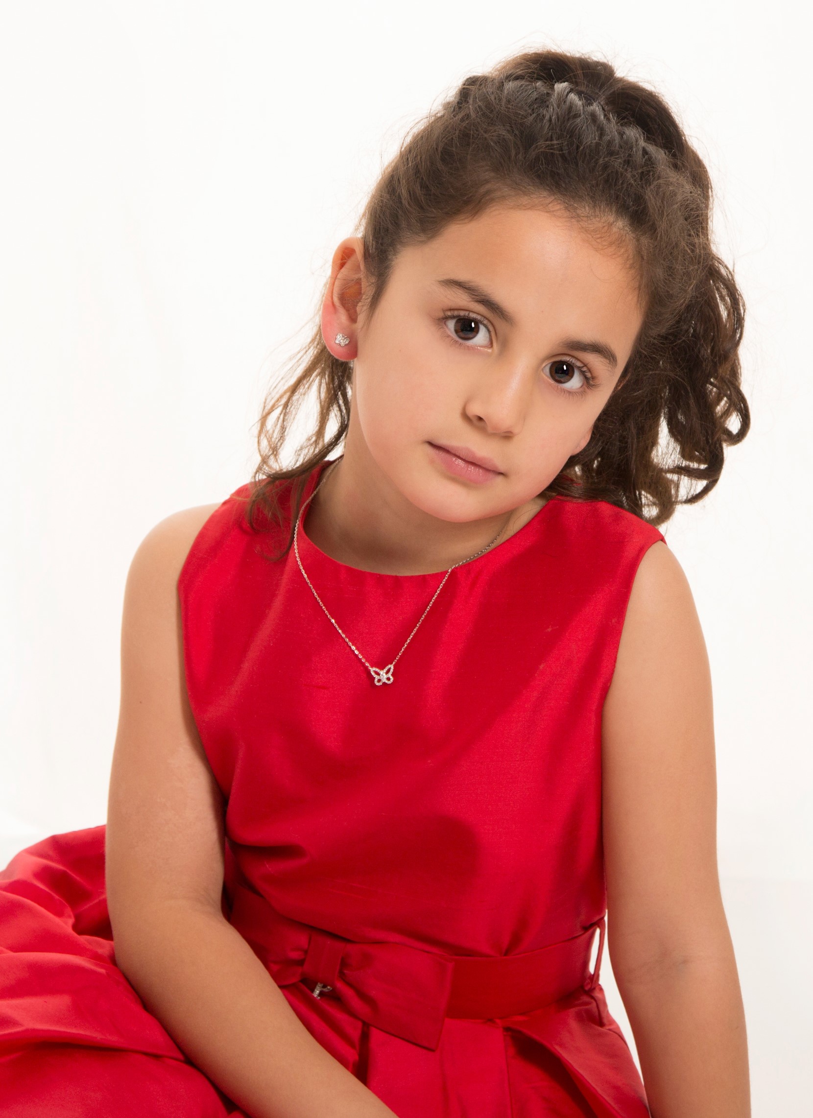Absolute Sterling Silver Butterfly Kids Necklace