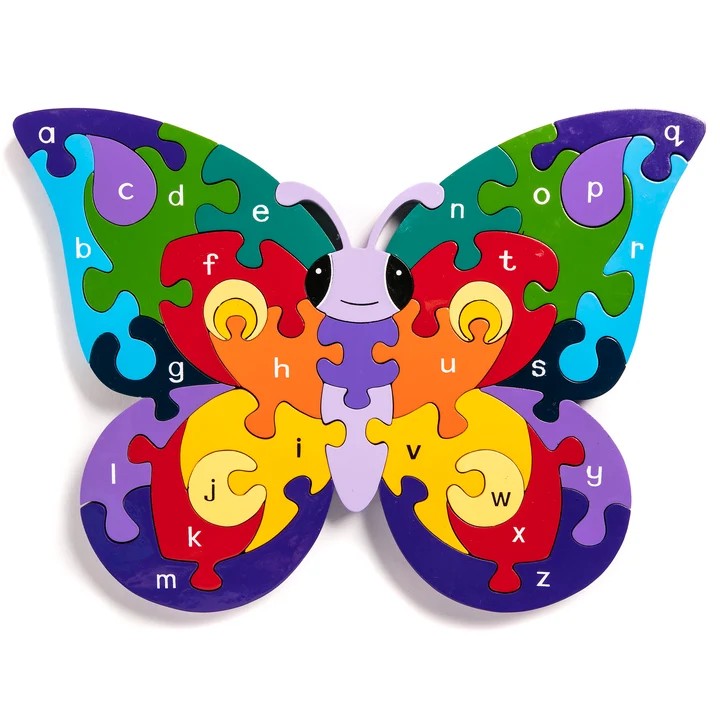 Alphabet Butterfly Jigsaw Puzzle