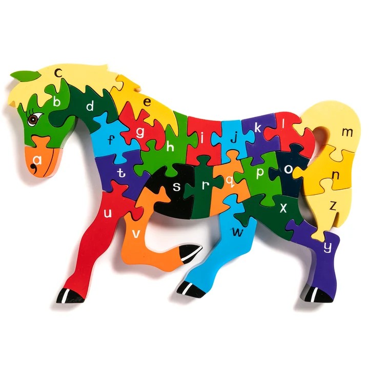 Alphabet Horse Jigsaw Puzzle