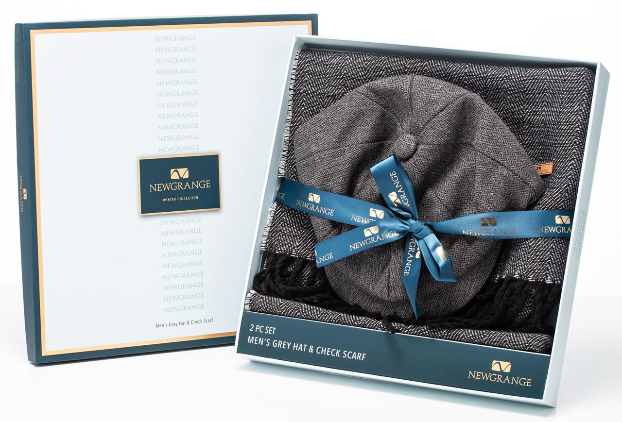 Newgrange Living Men’s Hat & Scarf Gift Set
